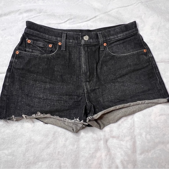 Lucky Brand Pants - Lucky Brand Relaxed Black Denim Women's Shorts